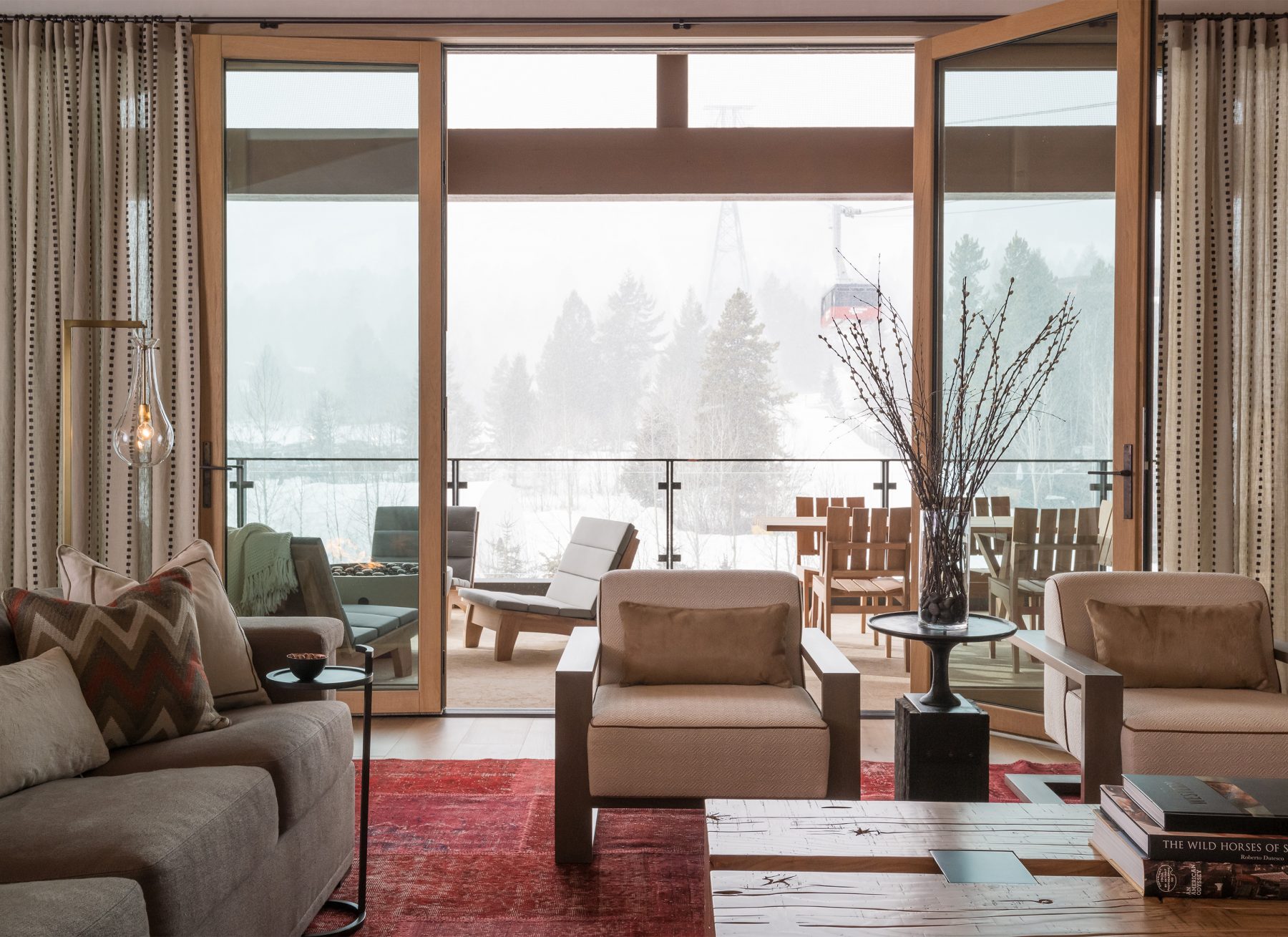 Valles Suite - View of Ski Lift from Living Room