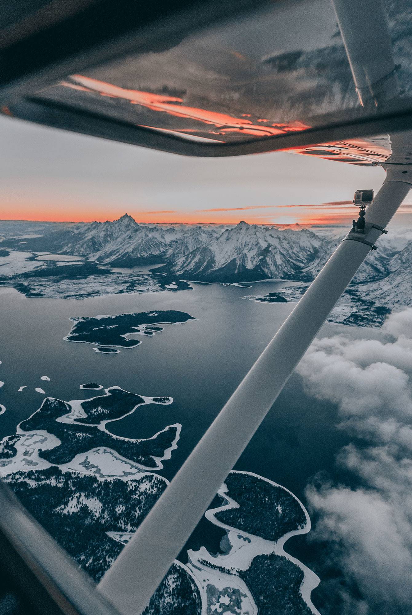 Aerial View of Mountains